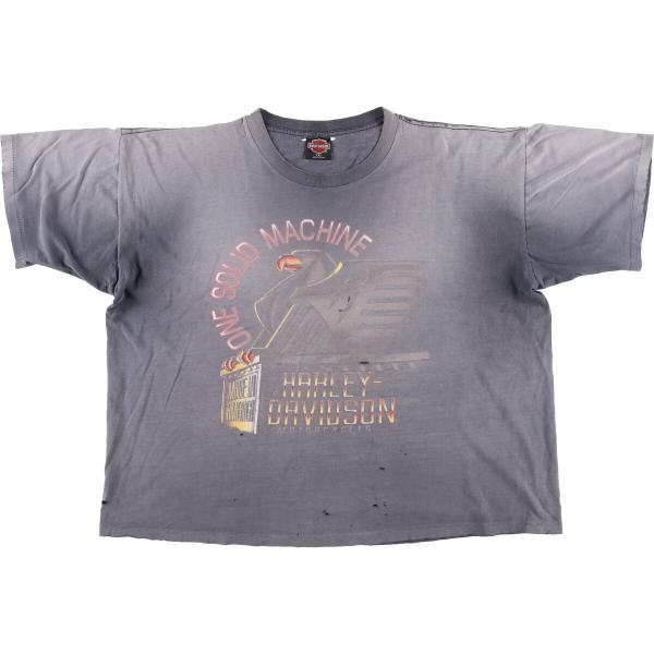 90's Harley Davidson ヴィンテージTシャツ USA製 古着 90年代 ハーレーダビッドソン Harley-Davidson モーターサイクル