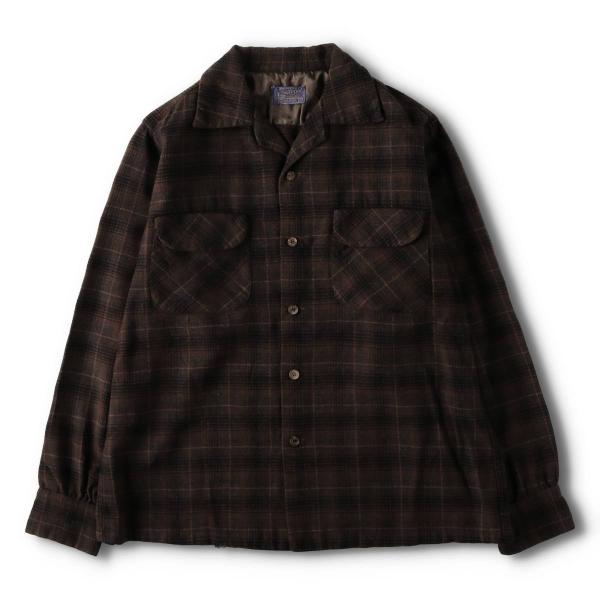 PENDLETON ボードシャツ チェック ビンテージ 50s 60s 70s PENDLETON（ペンドルトン） 古着 50年代 ボードシャツ チェック柄