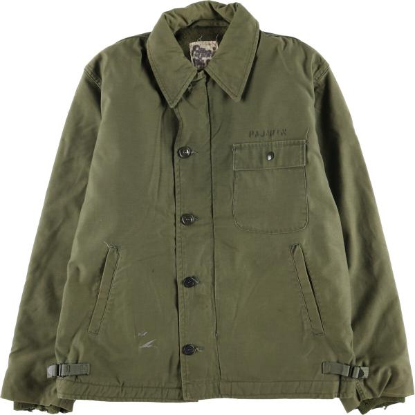 古着 米軍実品 ミリタリー デッキジャケット A-2 USA製 MEDIUM(38-40) メンズM相当 /evb032204 古着 米軍実品 ミリタリー デッキジャケット A-2 USA製 MEDIUM(38-40