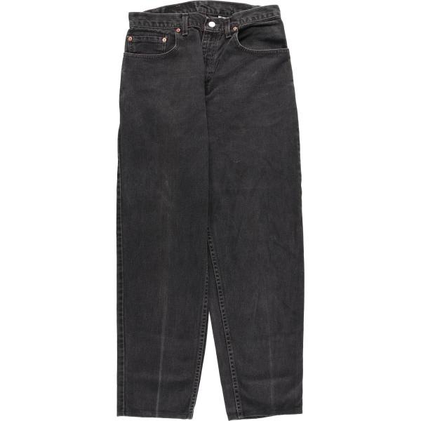 古着 00年代 リーバイス Levi's 560 LOOSE FIT TAPERED LEG ブラックデニム テーパードデニムパンツ USA製 メンズw32相当/evb032890 Levi's（リーバイス） 古着 00年代 Levi's 560 LOOSE FIT TAPERED LEG