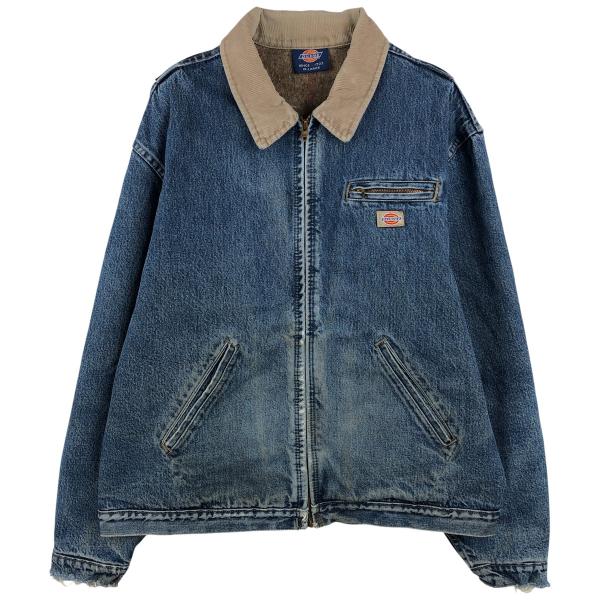 90s dickies ディッキーズデトロイトジャケット ワーク ビンテージ Dickies（ディッキーズ） 古着 デトロイトジャケットタイプ 中綿入り