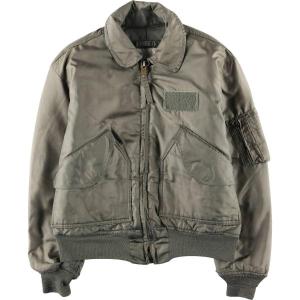 古着 米軍実品 CWU-45/P 中綿入り ミリタリー フライトジャケット メンズL相当/evb034410 古着 CWU-45/P 中綿入り ミリタリー フライトジャケット メンズL相当