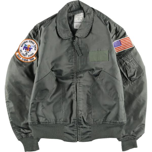 古着 米軍実品 90年代 ミリタリー フライトジャケット USA製 メンズL相当/evb034412 古着 米軍実品 90年代 ミリタリー フライトジャケット USA製 メンズL