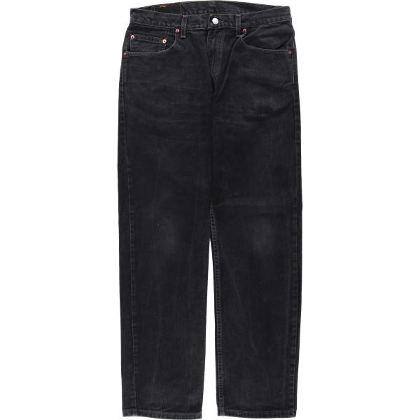 古着 00年代 リーバイス Levi's 505 REGULAR FIT STRAIGHT LEG ブラックデニム テーパードデニムパンツ カナダ製 メンズw34相当/evb034513 Levi's（リーバイス） 古着 00年代 Levi's 505 REGULAR FIT STRAIGHT