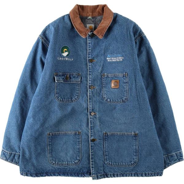 Carhartt カーハート チョアコート カバーオール デニム M USA製 Carhartt（カーハート） 古着 ミシガンチョアコート デニム