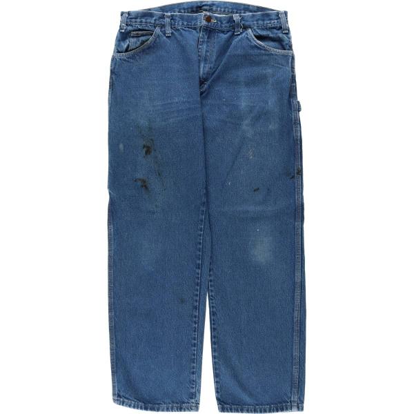 古着 ディッキーズ Dickies デニムペインターパンツ メンズw35相当/rab181065 Dickies（ディッキーズ） 古着 デニムペインターパンツ メンズw35相当