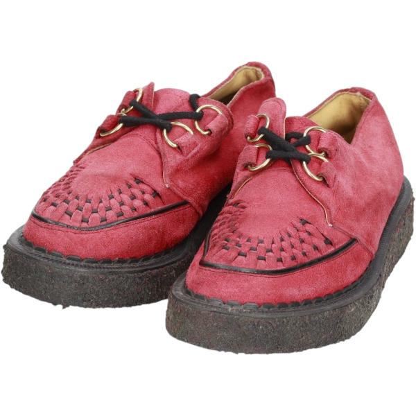 古着 dr. Adams 厚底 Uチップシューズ 英国製 7 メンズ25.5cm相当/saa010286 古着 dr. Adams 厚底 Uチップシューズ 英国製 7 メンズ25.5cm相当
