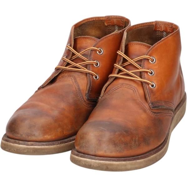 RED WING 3140 US9D クラシック チャッカブーツ 27cm 古着 90~00年代 レッドウィング RED WING 3140 チャッカブーツ USA製 9