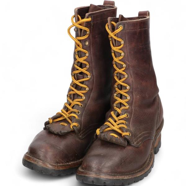 古着 ハーソンブーツ HATHORNBOOT キルトタン ロガーブーツ 10C メンズ  