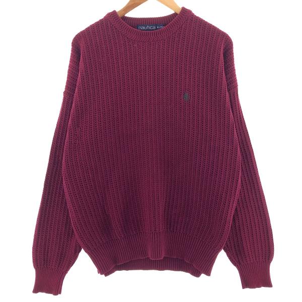 古着 90年代 ノーティカ NAUTICA コットンニットセーター レディースL ヴィンテージ /eaa409247 ss2503_50 古着 90年代 ノーティカ NAUTICA コットンニットセーター
