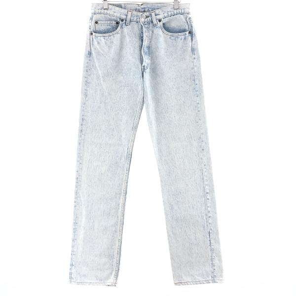 90s Levi's 501 USA製 ケミカルウォッシュ W36 ヴィンテージ 希少 1991年製 USA製 リーバイス501 アシッドウォッシュ ジーンズ W33