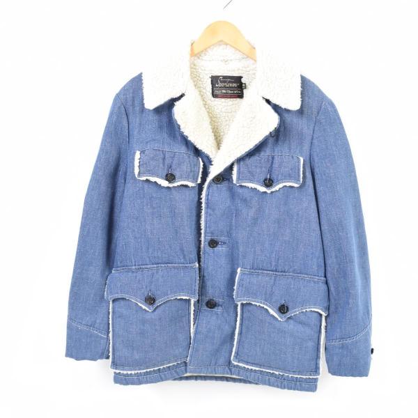 80年代 シアーズ Sears Sportswear ランチコート デニムボアジャケット