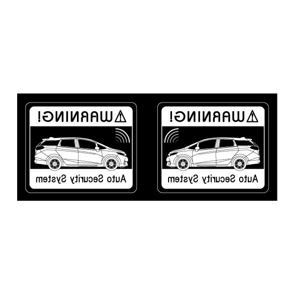 セキュリティステッカー(SHUTTLEタイプ)