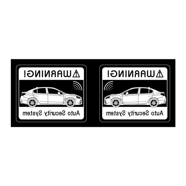 セキュリティステッカー(WRX S4タイプ)