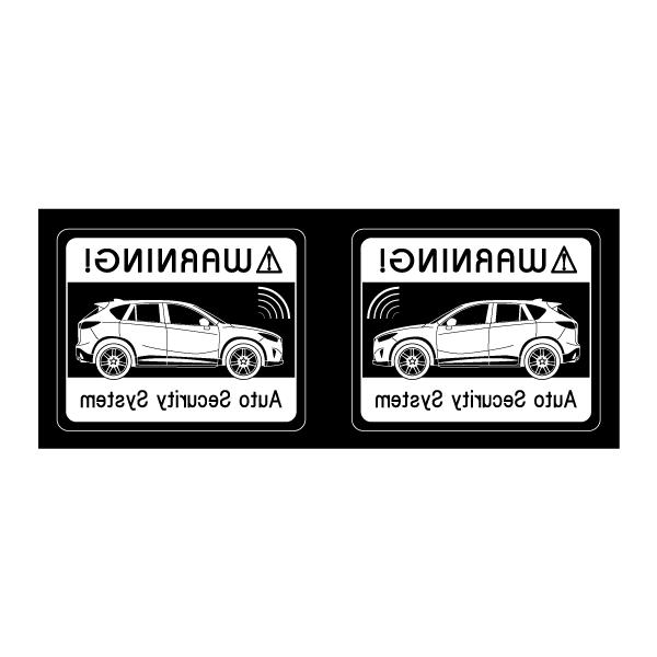セキュリティステッカー(CX-5タイプ)