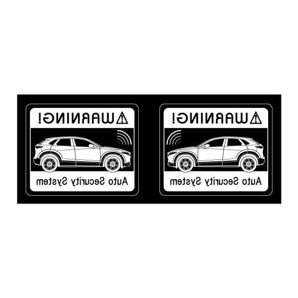 セキュリティステッカー(CX-30タイプ)