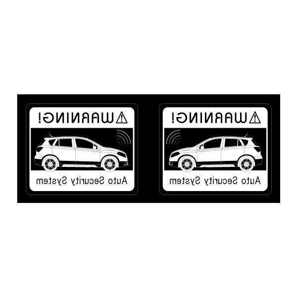 セキュリティステッカー(SX4 S-CROSSタイプ)