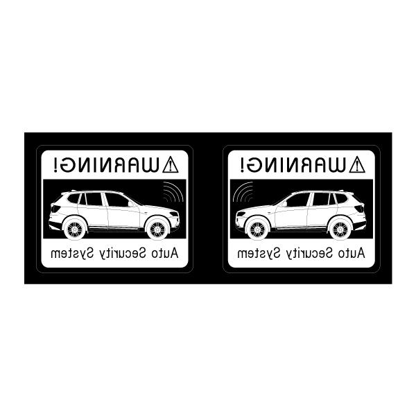 セキュリティステッカー(X3 F25タイプ)
