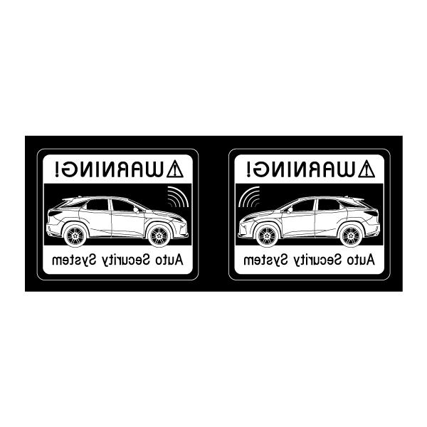 セキュリティステッカー(RX 2015タイプ)
