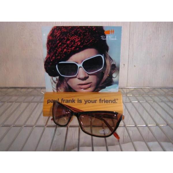 【送料無料！】PAUL FRANK（ポールフランク）社  SUNGLASS サングラス  品番　VALERIE TEARDROP BURG  OFF WHITE STRIPE　 　 　 　