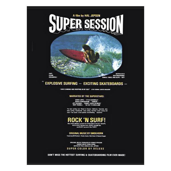 Super session (スーパーセッション)　DVD映像時間：74分＜＜映像内容＞＞ ◎マニューバー新時代の到来！ ショートボード革命が終わるとサーファー達は新しいマニューバーを実践するために様々なサーフボードのデザインを試し始めた。...