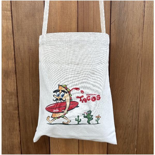 【湘南/鵠沼海岸発！】サーフタコス　 ミニショルダー　バック　（サコッシュ タイプ）　/ surfer's tacos  mini shoulder bag (sacoche type)