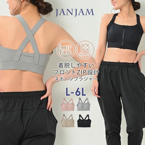 ジャザサイズ　ブラトップ　Lサイズ JANJAM チューブトップ 大きいサイズ レディース メール便送料