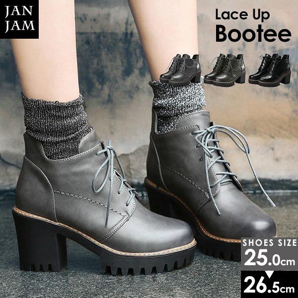 大きいサイズ レディース 靴 ブーティー アンクルブーツ レースアップ オックスフォード風 Tk Saw Bt0278 大きいサイズレディースjanjam 通販 Yahoo ショッピング
