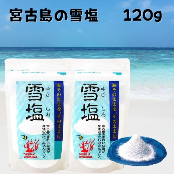 「宮古島の雪塩」120g 雪塩ファンの方に人気の定番サイズ。サラサラのパウダータイプは、素材馴染みが良いのが特徴です。お肉などの下味付けや、天ぷらなどの付け塩、塩おにぎり、スイーツなどにもお薦めです。パウダー状なので見た目ほど重さがないため...