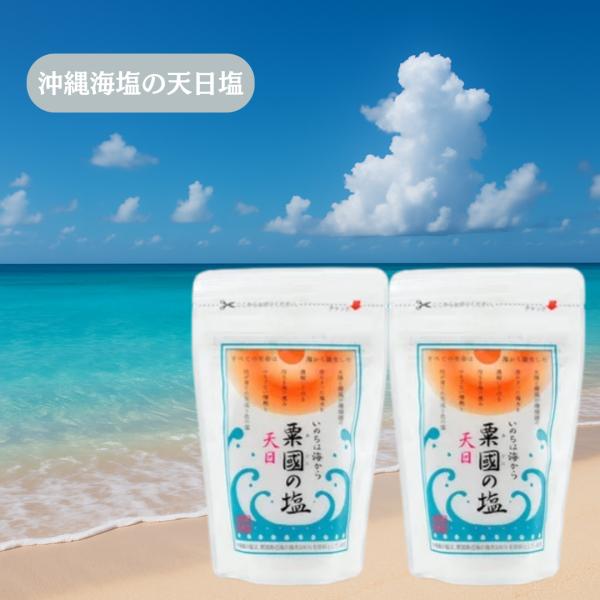 粟國の塩 粟国の塩 天日 天日塩 100g 2個セット : 雀SHOP - 通販