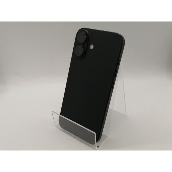 【中古】Apple 国内版 【SIMフリー】 iPhone 16 256GB ブラック MYDW3J/A【ECセンター】保証期間１ヶ月【ランクA】