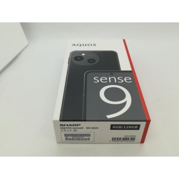 未使用】SHARP 国内版 【SIMフリー】 AQUOS sense9 ブラック 6GB 128GB