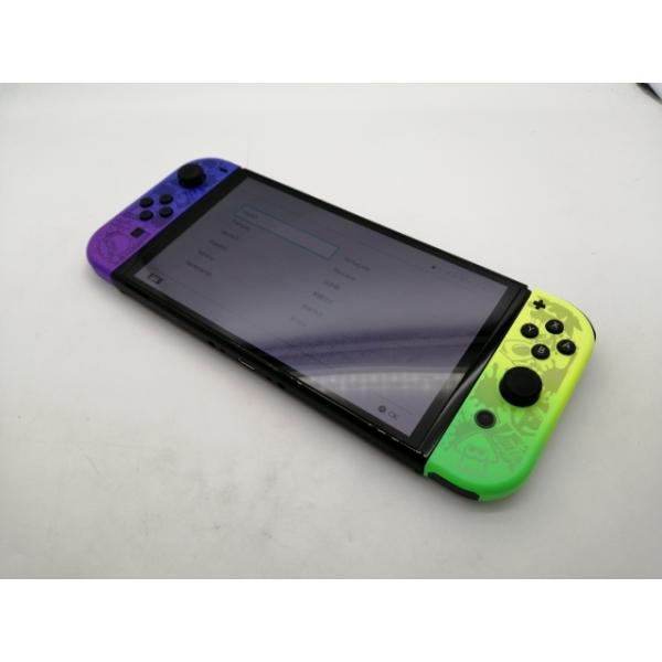 中古】Nintendo Switch 本体 (有機ELモデル) HEG-S-KCAAA スプラ