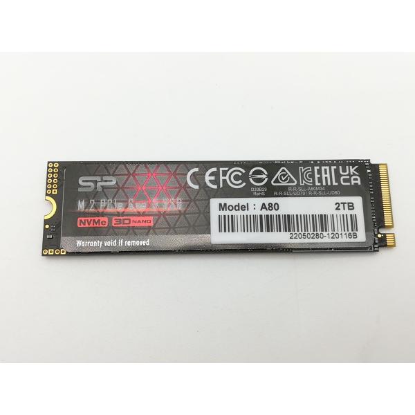 中古 M.2 NVMe SSD 2TB　④ 中古】各社 2TB SSD (M.2 2280/PCIe3.0 NVMe)【ECセンター】保証