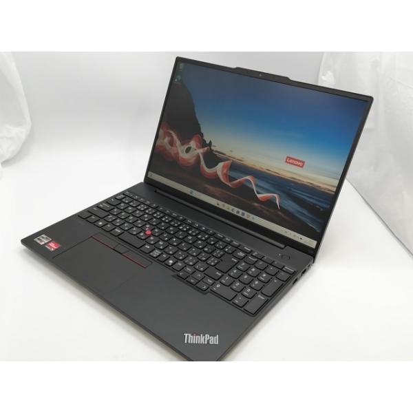 中古】Lenovo ThinkPad E16 Gen2 AMD 21M5CTO1WW ブラック【R7-7735HS