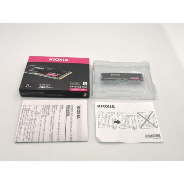 中古】KIOXIA EXCERIA PRO SSD-CK2.0N4P/N 2TB/M.2 2280(PCIe4.0 NVMe