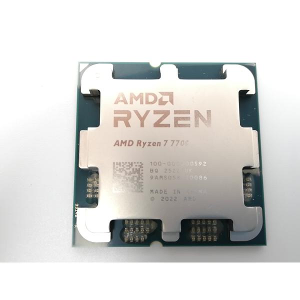 中古】AMD Ryzen 7 7700 (3.8GHz/TC:5.3GHz) bulk AM5/8C/16T/L3