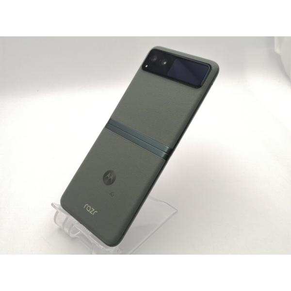 中古】MOTOROLA 国内版 【SIMフリー】 motorola razr 40 セージ