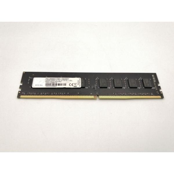 ■分類：メモリー■ランク：中古■メーカー：DDR4■製造番号：18524759953 18524759954■備考：G.SKILL 付属品：本体のみ■保証期間：１週間■注意事項：お客様のモニター発色の具合によって、実際の商品と色合いが異なる...