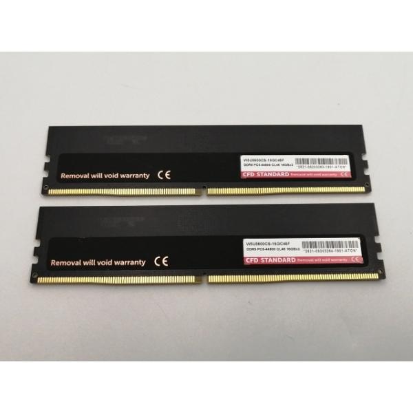 【デスクトップ用】DDR5-5600 32GB(16GB×2枚) 中古】DDR5 16GB 2枚組（合計32GB） DDR5-5600(PC5-44800