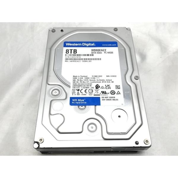 ■分類：3.5インチ 内蔵型SATA HDD■ランク：中古■メーカー：W.D.■製造番号：CA241A1K■備考：WD80EAZZ-00BKLB0 付属品：本体のみ■保証期間：１週間■注意事項：お客様のモニター発色の具合によって、実際の商品...