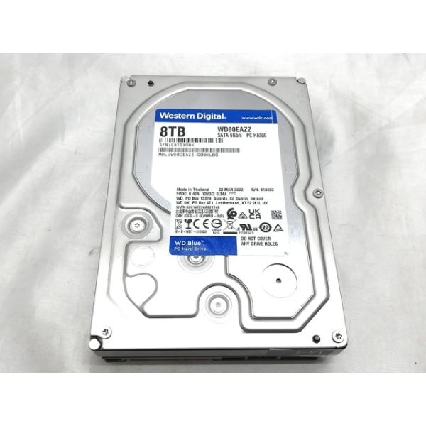 ■分類：3.5インチ 内蔵型SATA HDD■ランク：中古■メーカー：W.D.■製造番号：CA15X0DK■備考：WD80EAZZ-00BKLB0 付属品：本体のみ■保証期間：１週間■注意事項：お客様のモニター発色の具合によって、実際の商品...
