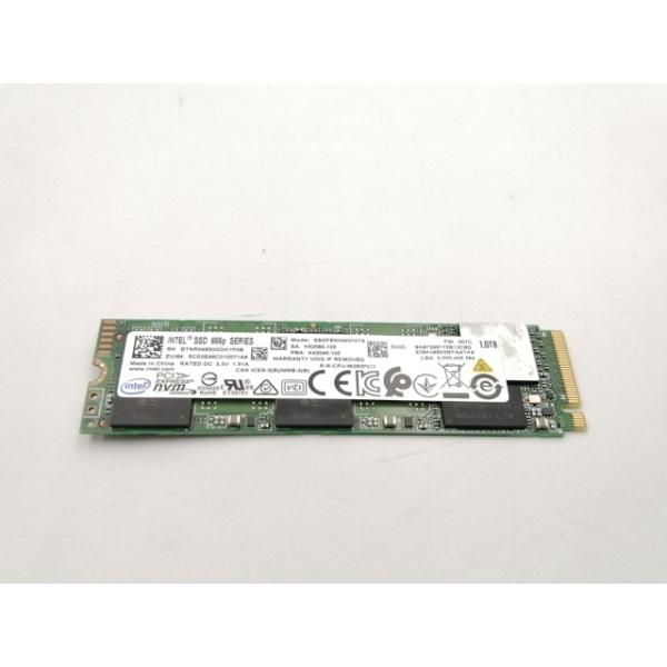 中古】Intel SSD 665p SSDPEKNW010T9X1 1TB/M.2 2280(PCIe3.0 NVMe