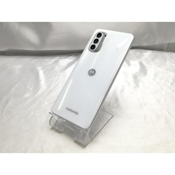 中古】MOTOROLA mineo 【SIMフリー】 moto g52j 5G SPECIAL パール