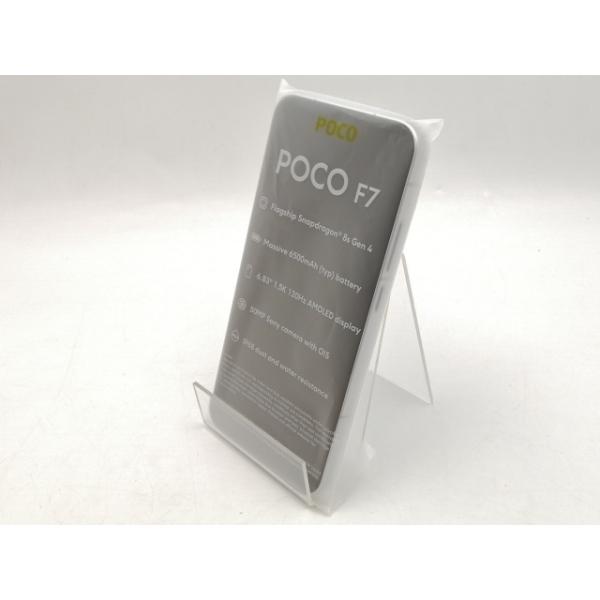 中古】Xiaomi 国内版 【SIMフリー】 Poco F7 ホワイト 12GB 256GB【EC