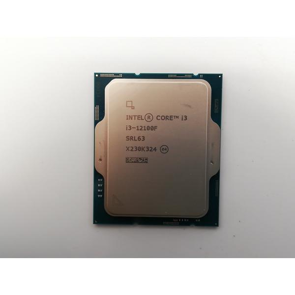 中古】Intel Core i3-12100F(3.3GHz) Box LGA1700/4C(P:4C/E:0C)/8T/L3