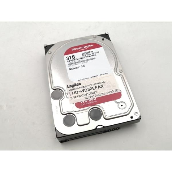 中古】W.D. WD30EFAX WD Red 3TB/5400rpm/128MB/6Gbps【ECセンター