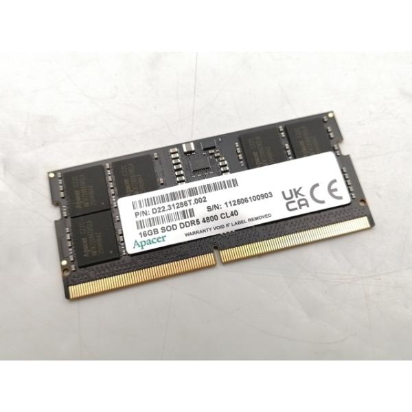 DDR5 SODIMM 8GB×2 16GB 4800 中古】262PIN SODIMM 16GB DDR5-4800(PC5-38400)【ノートPC用】【EC