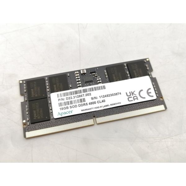 【中古】Team ノート・ミニPC用 SODIMM DDR4 16GBx2 中古】262PIN SODIMM 16GB DDR5-4800(PC5-38400)【ノートPC用】【EC