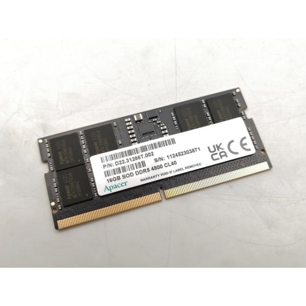 中古】262PIN SODIMM 16GB DDR5-4800(PC5-38400)【ノートPC用】【EC